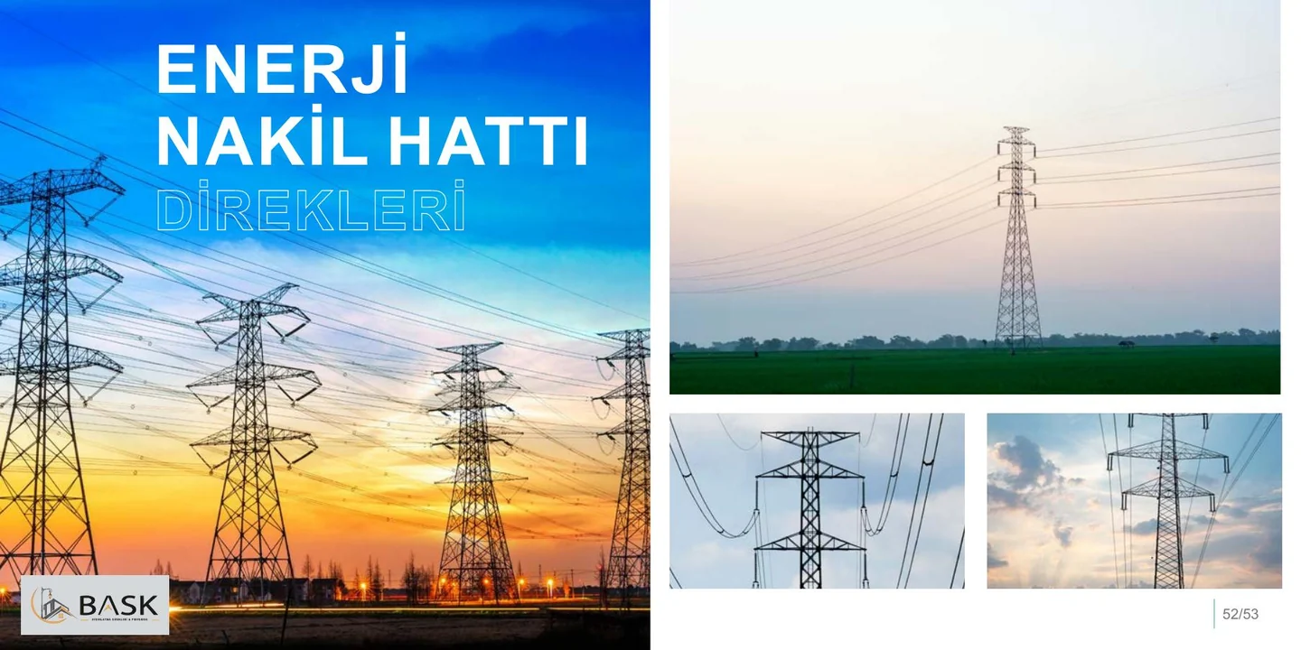 Enerji Nakil Hattı Direkleri